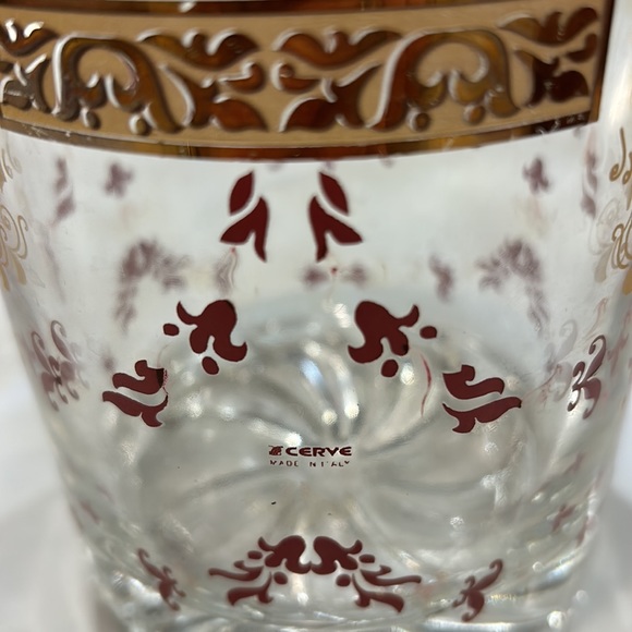 Cerve Vintage Glassware made in Italy,small ice bucket for bar - Picture 3 of 8